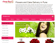 Tablet Screenshot of floristpune.com